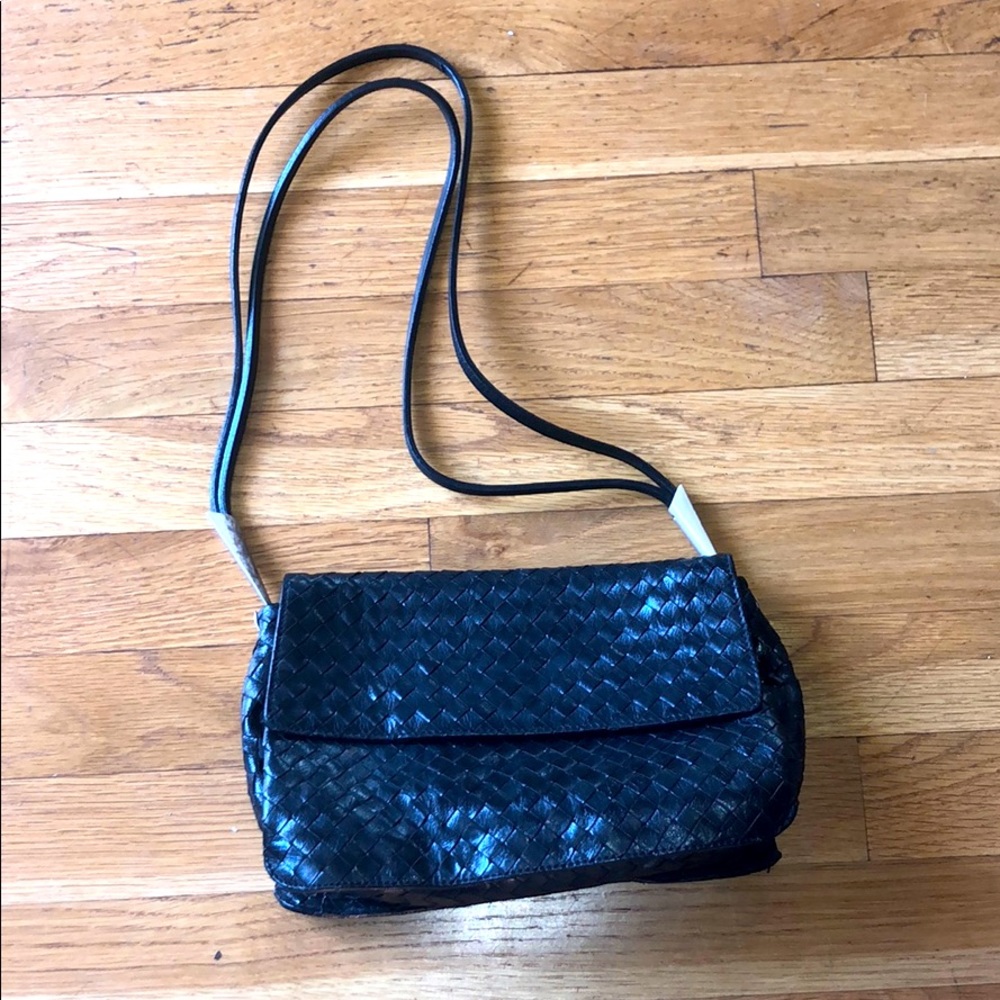 Vintage Bottega Veneta Shoulder Bag Dark Navy